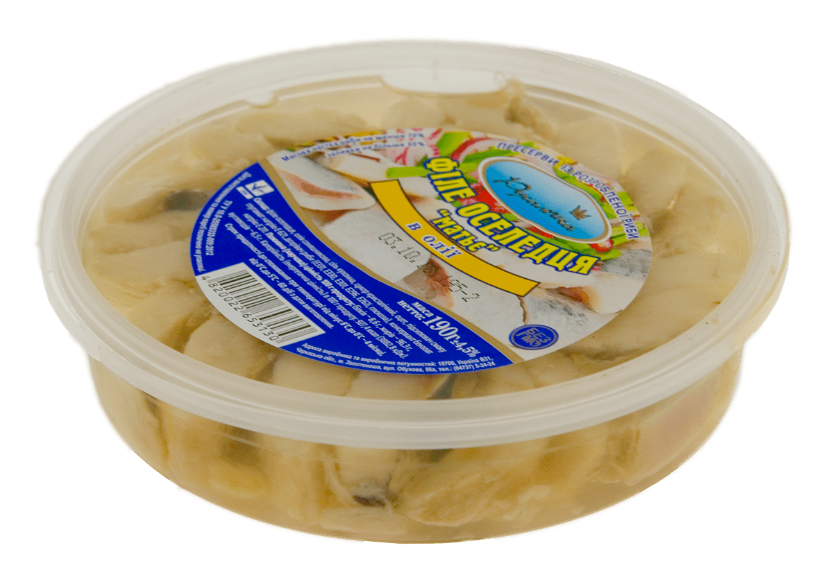 Філе оселедця "Матьє" в олії 190г (12 шт./уп.)