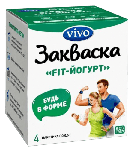 Закваска бактеріальна FIT-йогурт (VIVO) 2 г