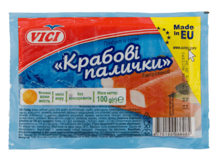 Крабові палички 100 г.
