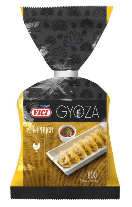 Пельмені з куркою "GYOZA" VICI 800г.