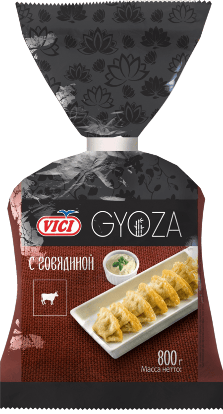 Пельмені з яловичиною "GYOZA" VICI, 800г.