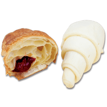 Круасан з шоколадом 75г (40шт./ящ.)