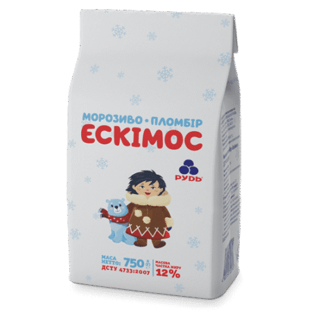 Морозиво Ескімос ваг. 750г