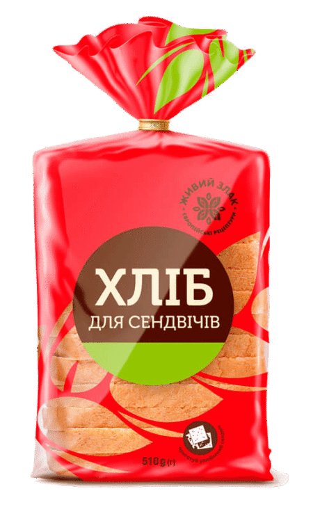 Хліб для сендвічів наріз.ск. 0,51 (6шт./ящ.)