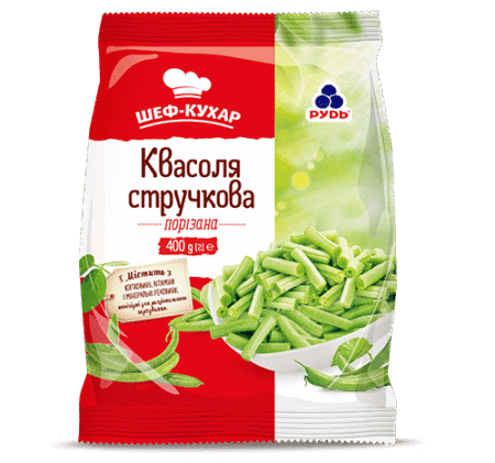 Квасоля стручкова, зам., Шеф-кухар 400г