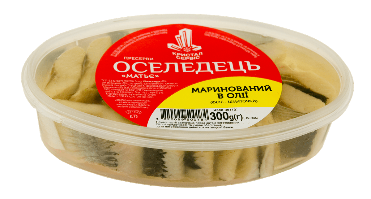 Оселед.в олії "Матьє" ф/ш Кристал 300г
