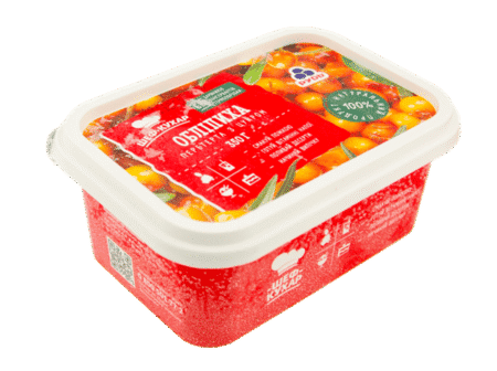 Обліпиха перетерта з цукром, 350г.