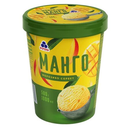 Морозиво "Манго", відро, 500г