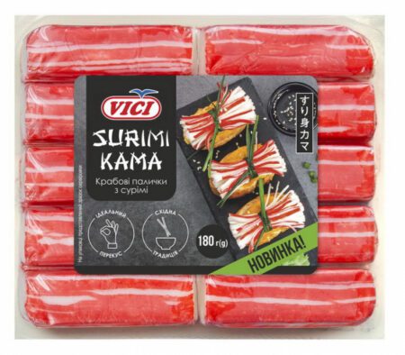 Крабові палички охолоджені SURIMI KAMA, 180г.