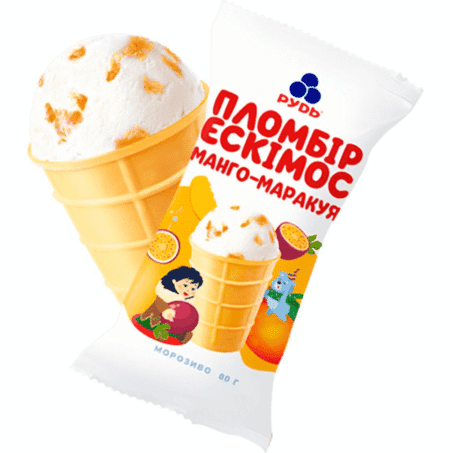 Морозиво Ескімос Манго-маракуя, Рудь, 80г