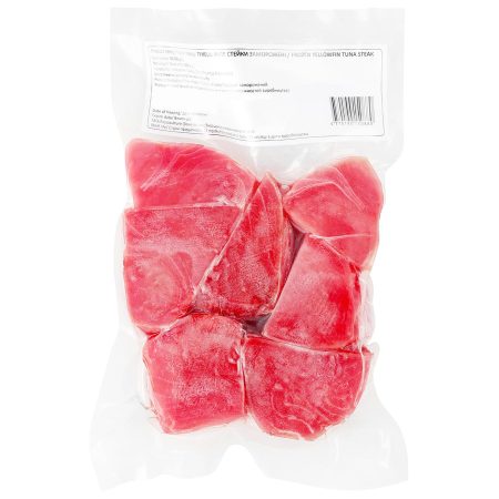 Стейки тунця, без шкіри, 80/120, 20% глаз.,Polar Seafood, 500г