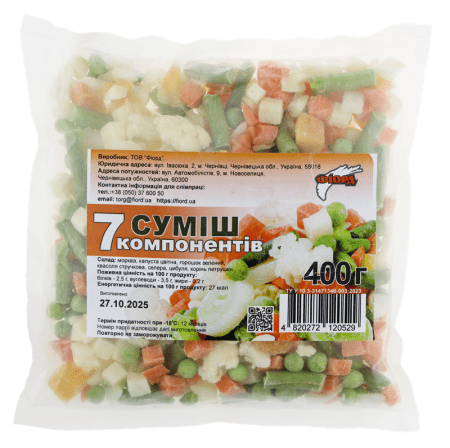 Суміш 7 компонентна, ТМ"Фіорд", 400г