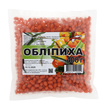 Обліпиха, ТМ"Фіорд", 0,4кг