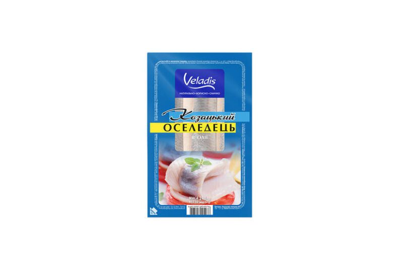 Оселедець філе, в олії, Veladis, 240г