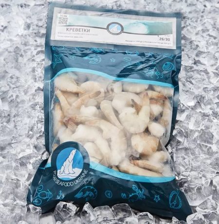 Креветка Vannamei, б/г,  26/30, Polar Seafood, 1кг