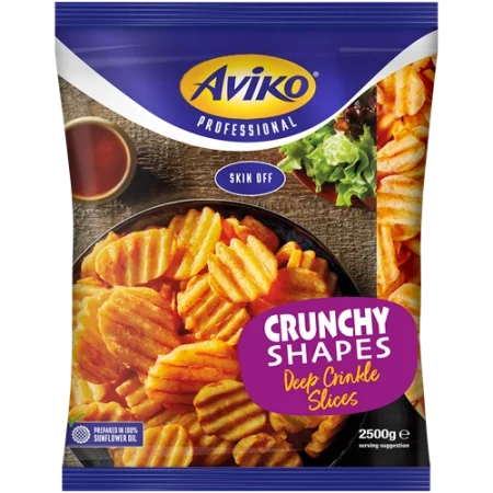 Картопляні хрусткі слайси в рисовій паніровці, (809911), Aviko, 2,5кг