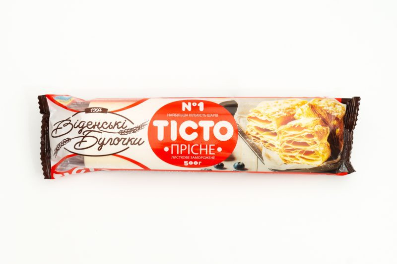 Тісто прісне листкове, Віденські Булочки, 500г