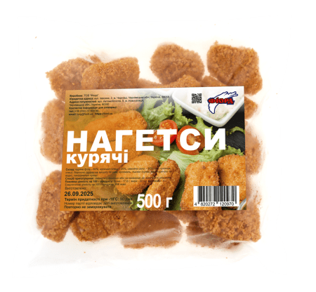 Нагетси курячі, ТМ Фіорд, 0,5кг