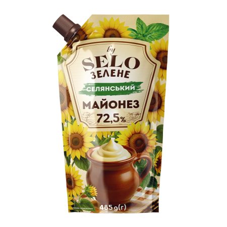Майонез Столовий 67%, д/п, ТМ "Selo Зелене", 485г