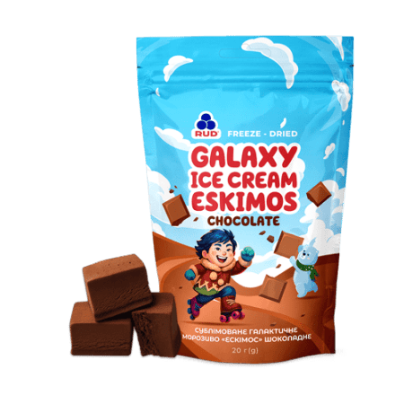 Морозиво Галактичне "Ескімос" шоколадний, Рудь, 20г