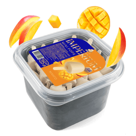 Морозиво Ескімо "IMPERIUM mini pops МАНГО у гл. 36*25г", Рудь, 900г